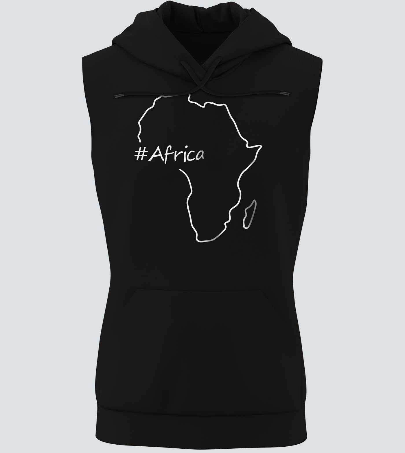 # Africa Sleeveless Hoodies