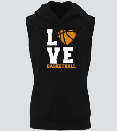 Love Basketball Sleeveless Hoodies